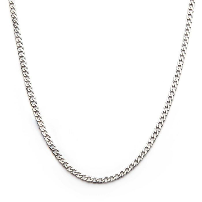 Thumbnail: 6mm Steel Classic Curb Chain Necklace