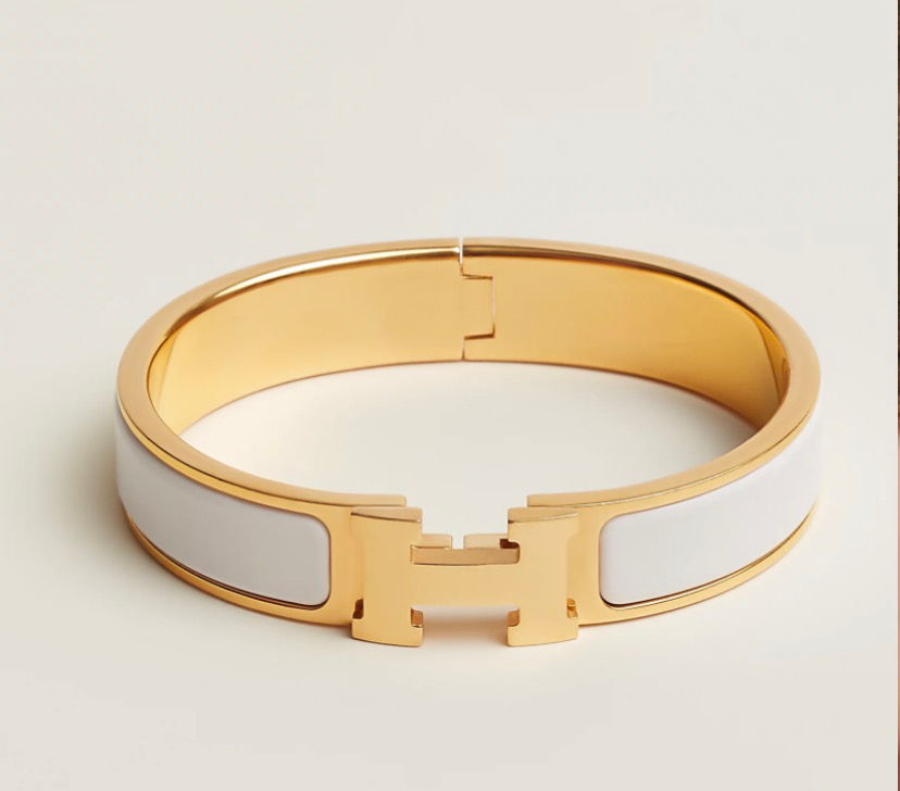 HERMÈS | BRACELETE CLIC H GOLD
