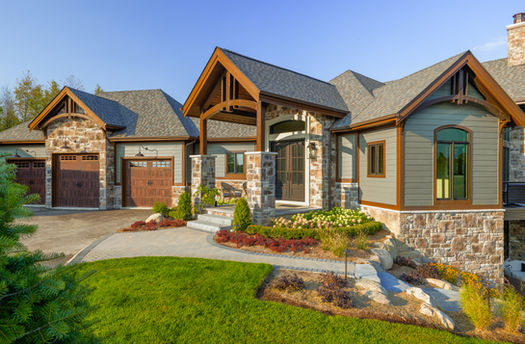 Rustic Residential Architecture Design on Waterfront in Rural Romeo Michigan