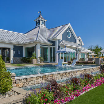 residential architecture for waterfront home on 