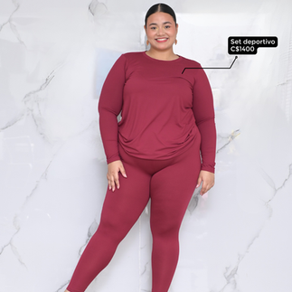 Ropa deportiva plus size para mujer, cómoda y elástica, ideal para entrenar con libertad