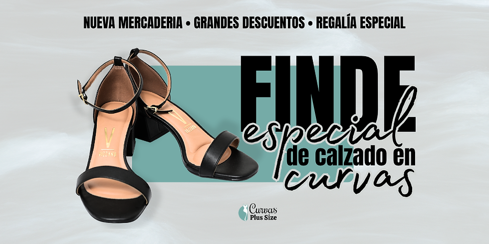 ¡Finde especial de Calzado en Curvas!