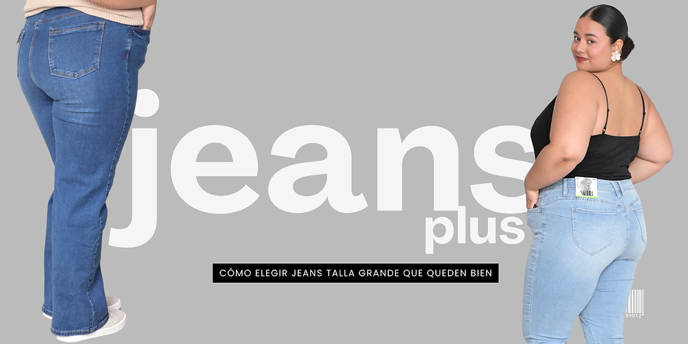 Cómo elegir jeans plus size que queden bien