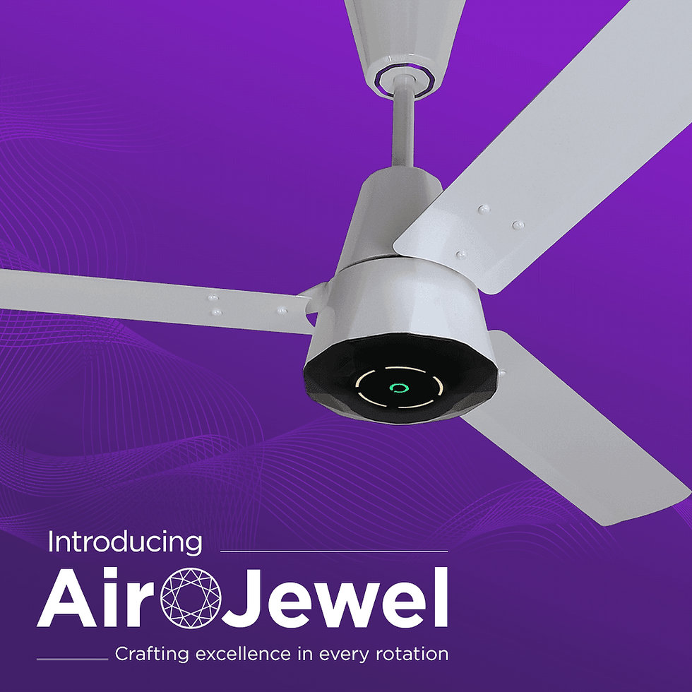Thumbnail: EcoLink AiroJewel  BLDC Ceiling Fan 1200MM