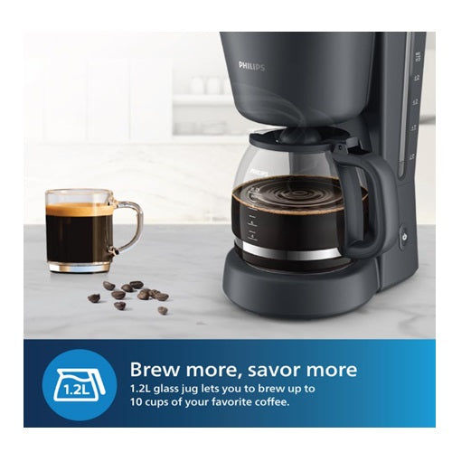 Thumbnail: Philips Drip Coffee Maker HD7430/90 1000W