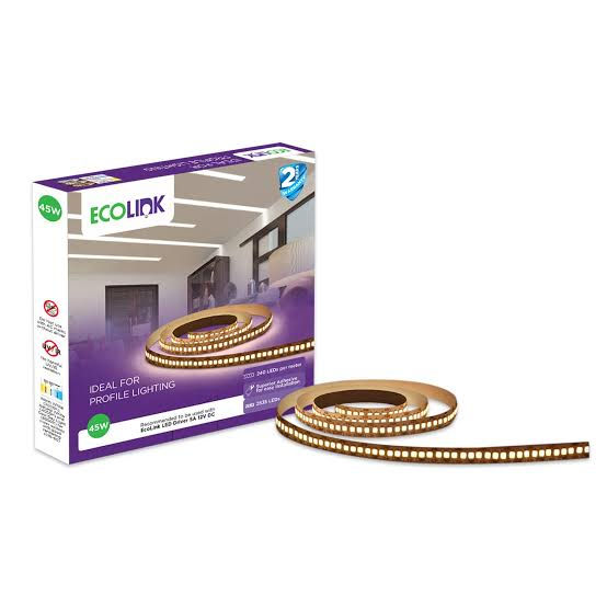 Ecolink Led Strip Profile Light 45w 240 Leds per meter