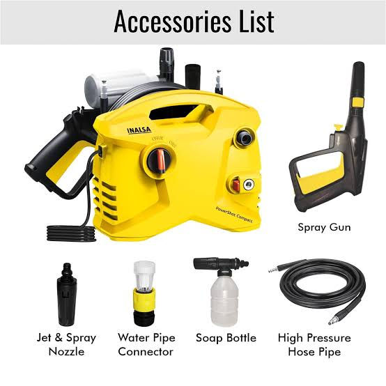 Thumbnail: Inalsa Pressure Washer PowerShot Compact 1800W