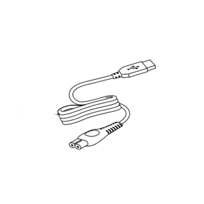 Thumbnail: Philips Trimmer USB A Cable 2P 2W23 BK 0M92 Salom