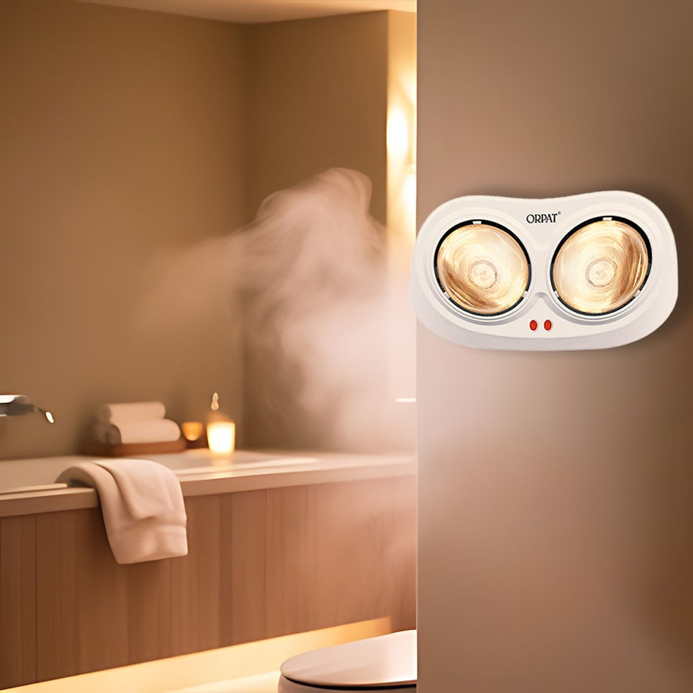 Orpat Climate Control Bath Heater 550 White - 2