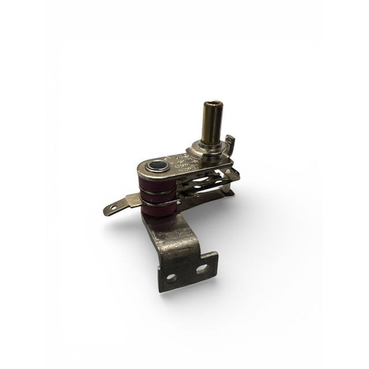 Electric oven adjustable bimetallic thermostat or temperature control switch