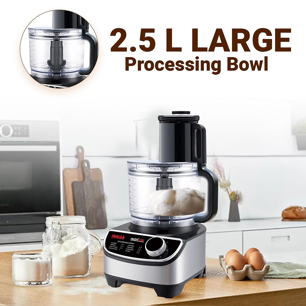 Thumbnail: Inalsa Food Processor Inox 1200