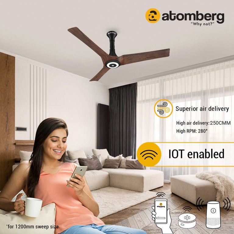 Thumbnail: Atomberg Aris Starlight 1200mm BLDC Ceiling Fan