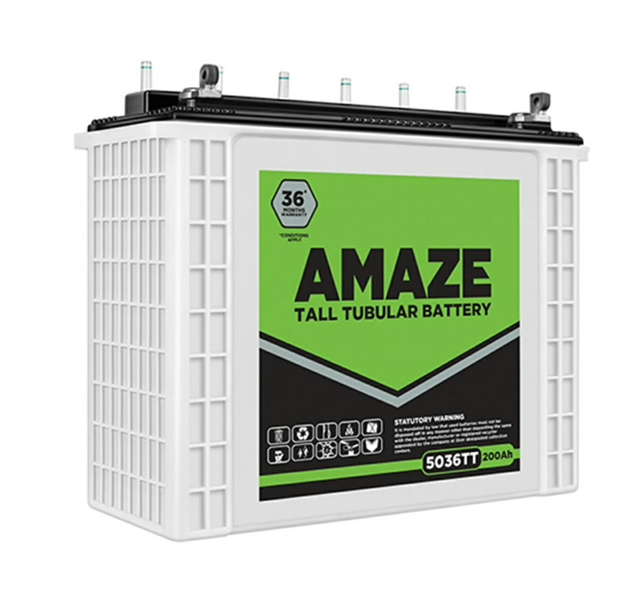 Amaze Tall Tubular Battery 200AH 12V  5036TT FNSD