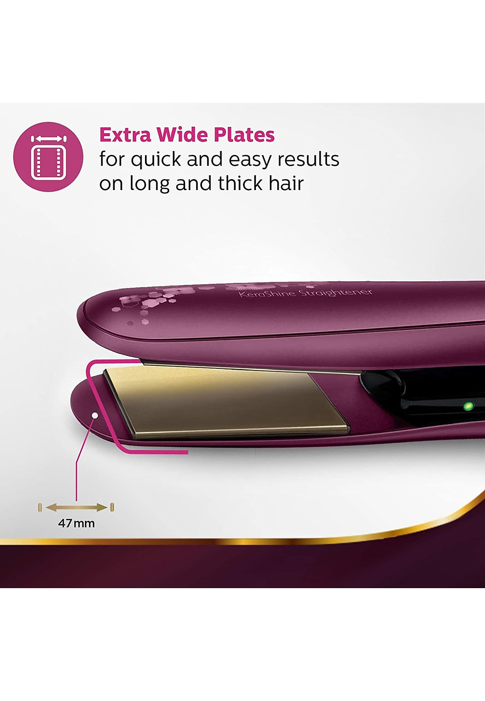 Thumbnail: Philips Hair Straightener BHS738/00 ii  Ionic care