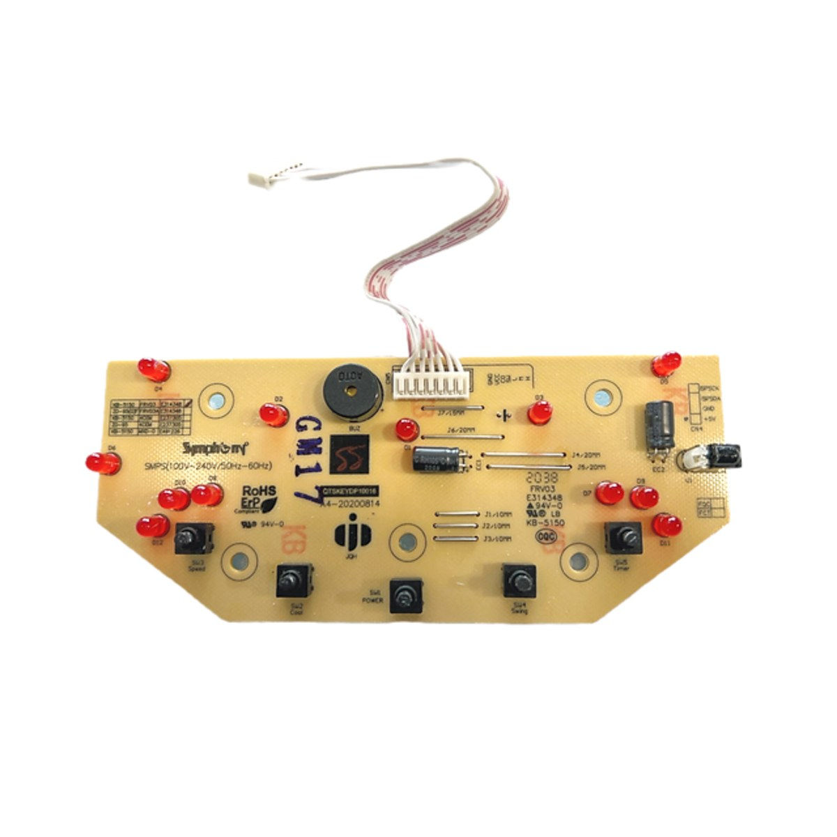 Symphony Cooler Winter i + Key PCB