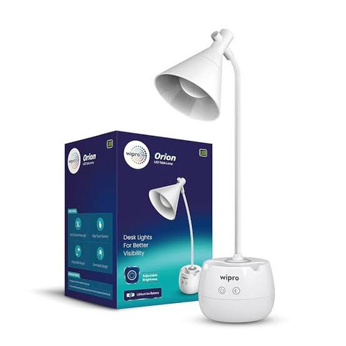 Wipro Orion Rechargeable LED Table Lamp NEWJASPAL ELECTRICAL