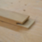 This is the rebated end of a crossbrace