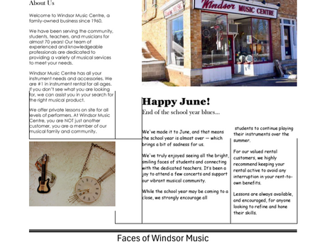 The WMC Happenings (The Windsor Music Centre Newsletter) June 2025