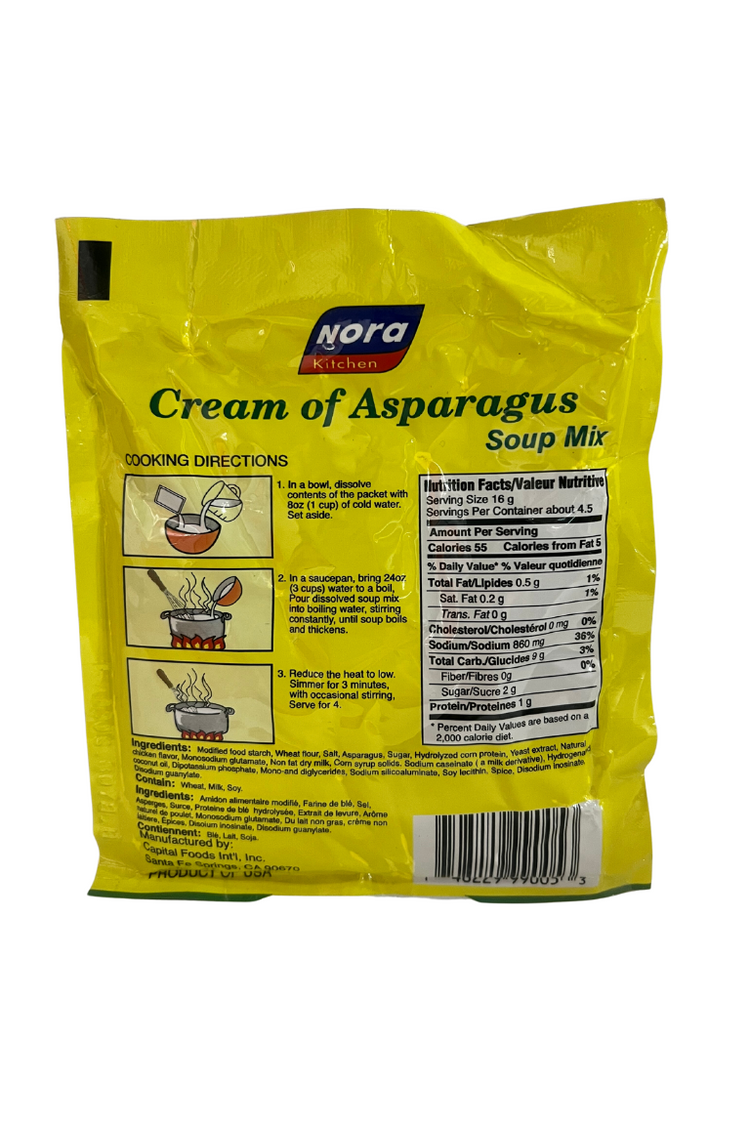 Thumbnail: Nora Kitchen Cream of Asparagus Soup Mix 2.45oz