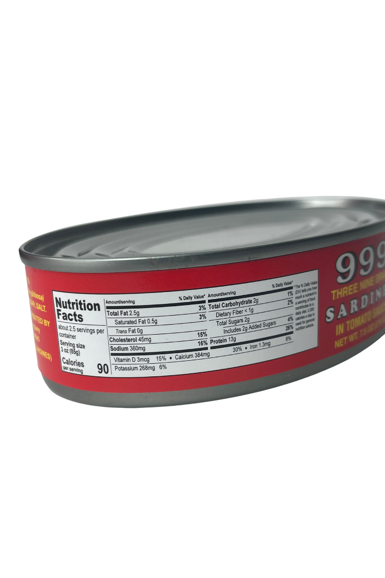 Thumbnail: 999 Sardines in Tomato Sauce 7.5oz (red oval small)