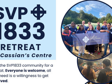 SVP1833 Young Adult Retreat | 6-8 November 2026