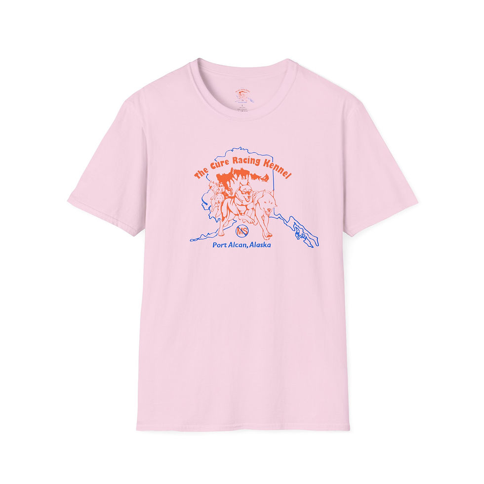 Thumbnail: Unisex Softstyle T-Shirt with Vintage Alaskan Design