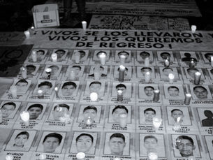 Acción Global por Ayotzinapa en Pachuca