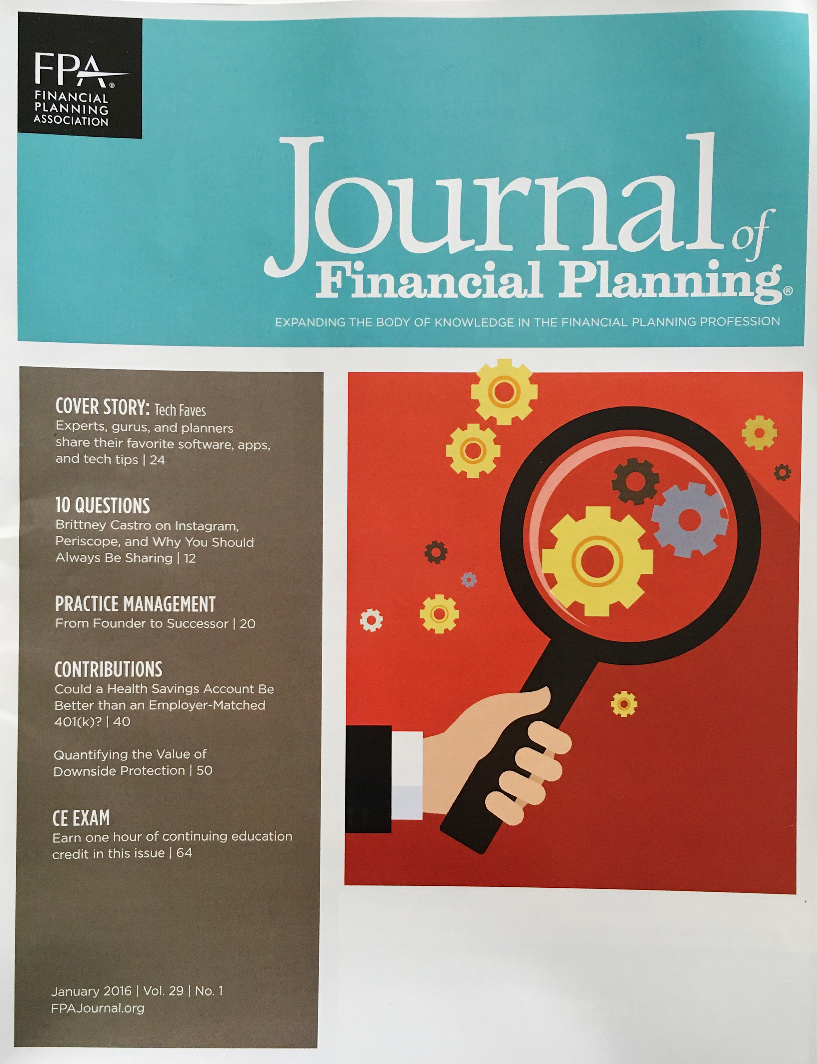 Journal of Financial Planning — 2018