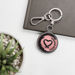 The Pink Escape Epilepsy Awareness Keyring Tag