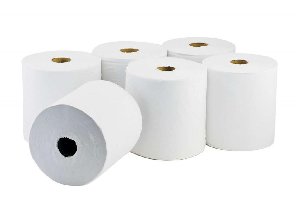 Centrefeed White Roll 2ply 150m - Case of 6 rolls