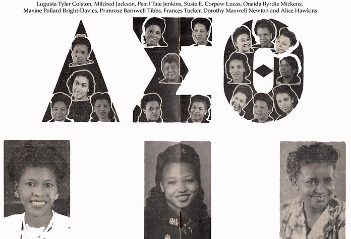 Charter members of Miami Alumnae Chapter