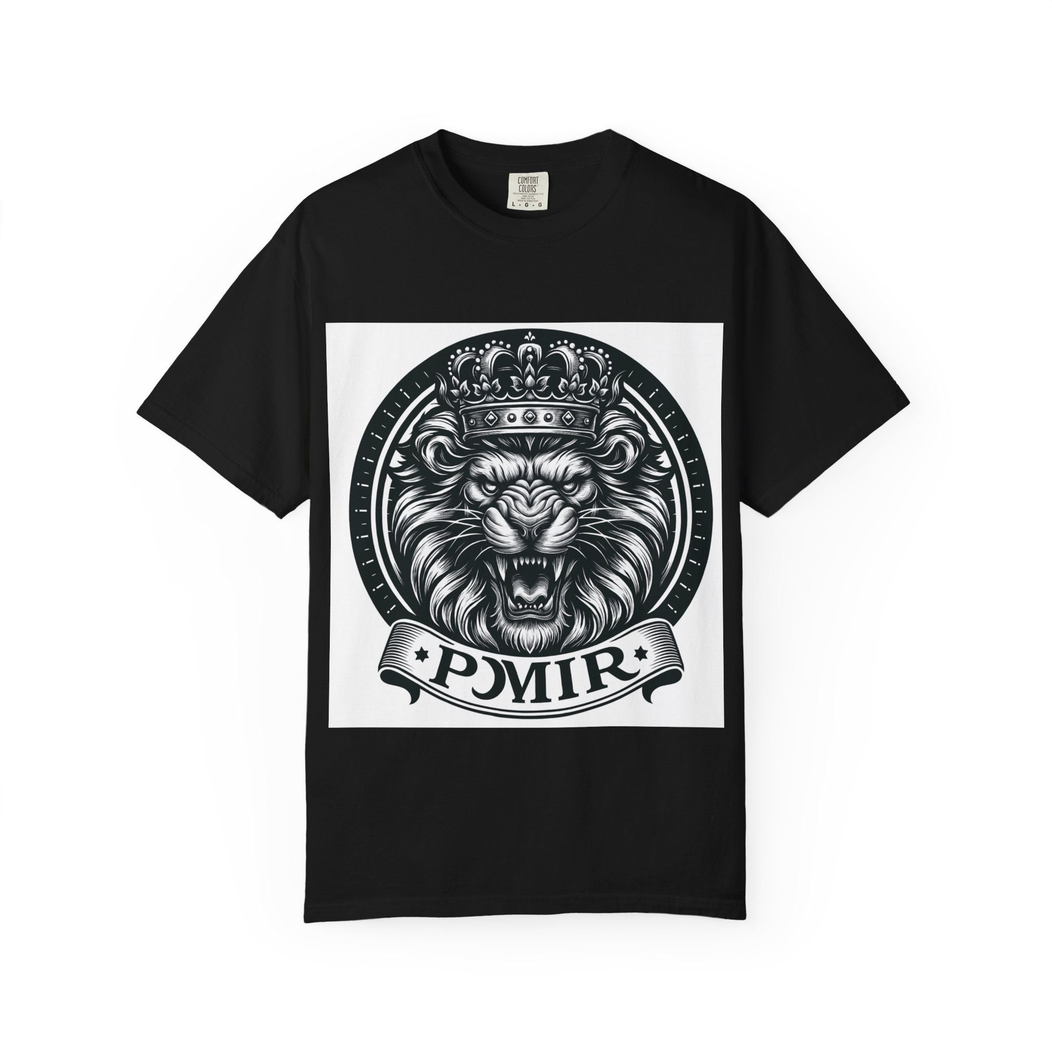 Motivational Lion Print T-Shirt