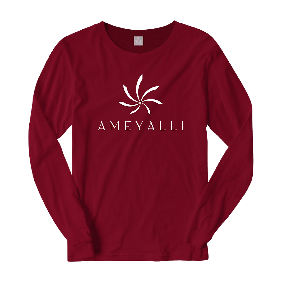 Thumbnail: Ameyalli Red Long Sleeve T-Shirt