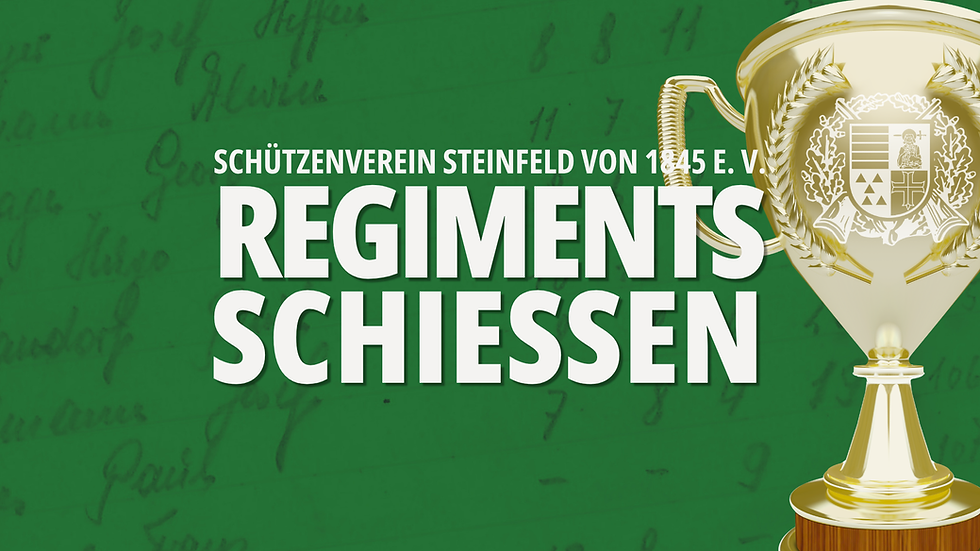 Regimentsschießen 2026: Gemeinsam einstimmen aufs Schützenfest