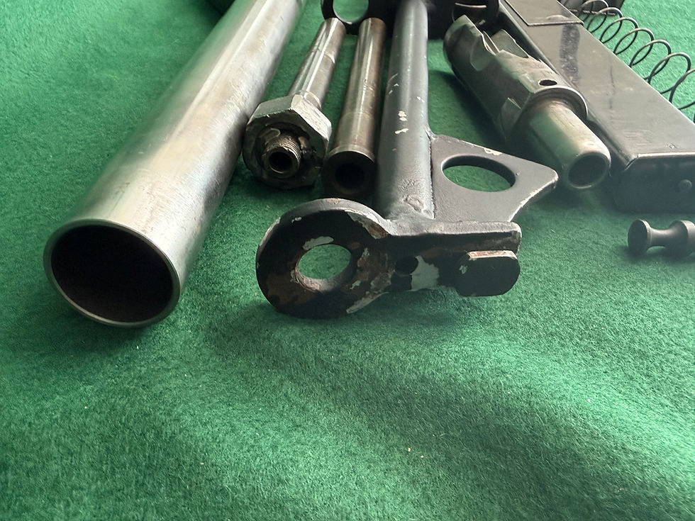 Thumbnail: Sten Gun Mk III Submachine Gun Parts Kit with Semi-Auto Tube / WWII / British UK
