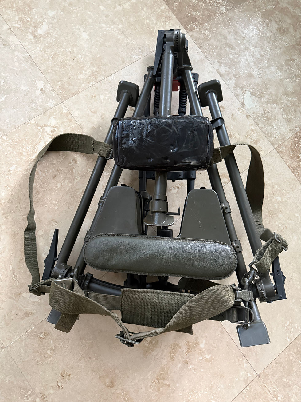Thumbnail: West German Bundeswehr MG3 MG42 Lafette Tripod with Optic & Case