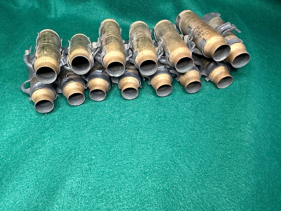 Thumbnail: US GI M149 20mm Ammunition Fiber Packing Containers Lot Vulcan Gun ammo 