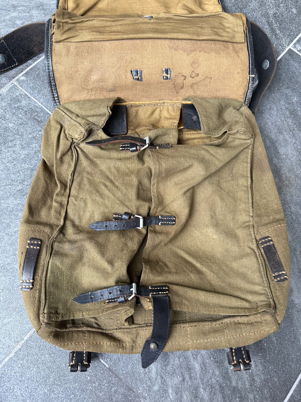 Thumbnail: WWII German M34 Tornister Backpack 1938 Hans Römer Neu-Ulm