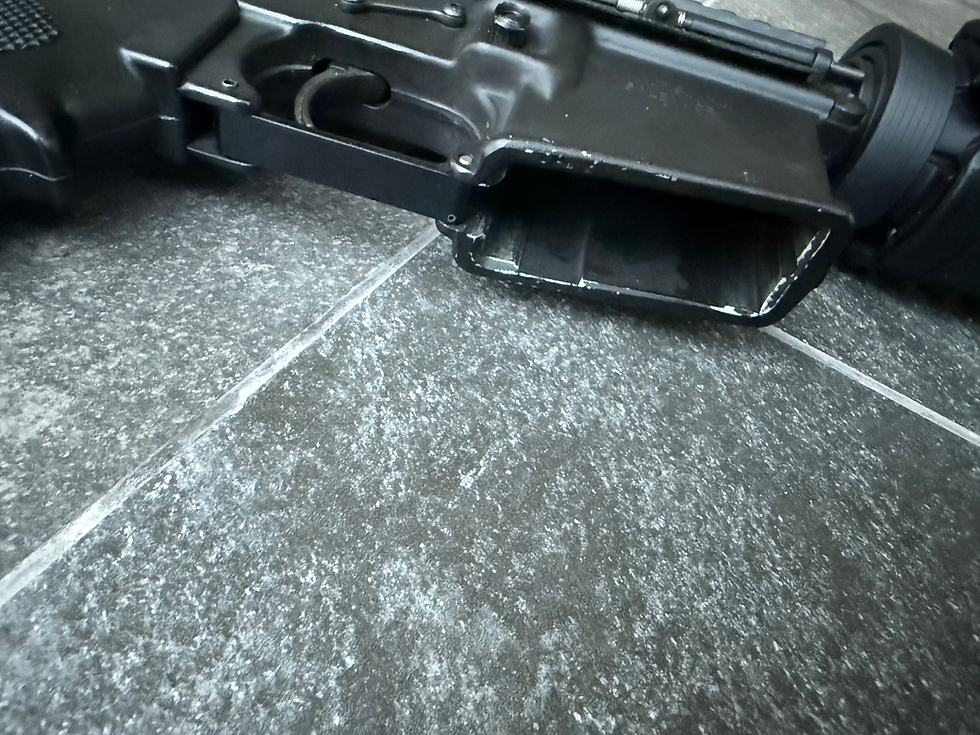Thumbnail: Olympic Arms PAWS M16 – Transferable Machine Gun | KAC Rail & Foregrip KAC form3