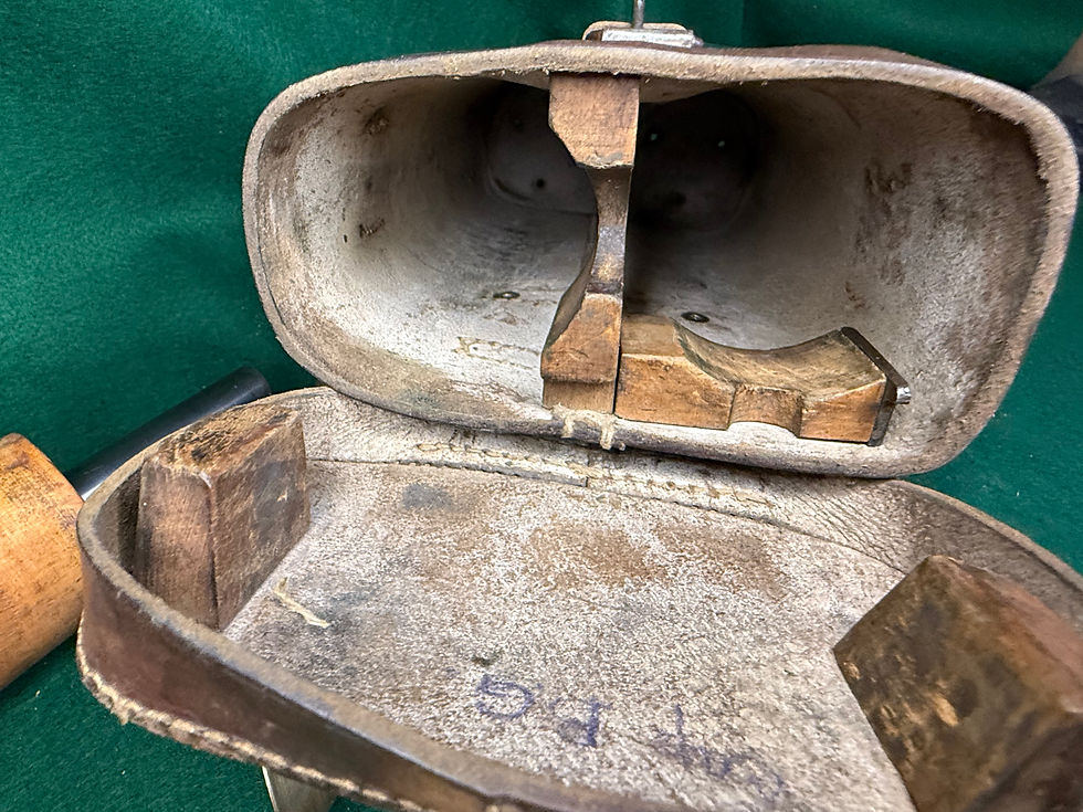 Thumbnail: WW1 WW2 German Scherenfernrohr Optics Accessories Leather Transit Case Kit Germa