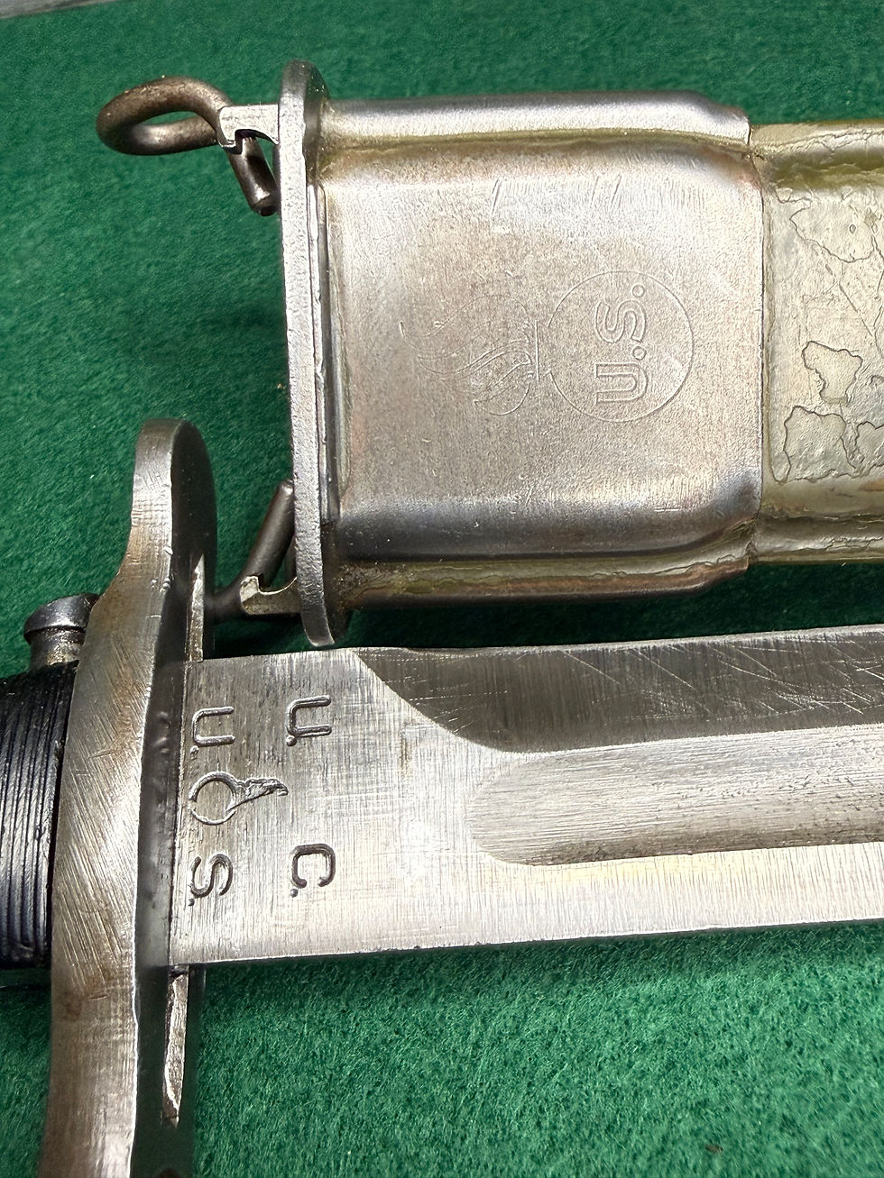 Thumbnail: U.S. M1 Bayonet World War II M3 Scabbard United States  WW2