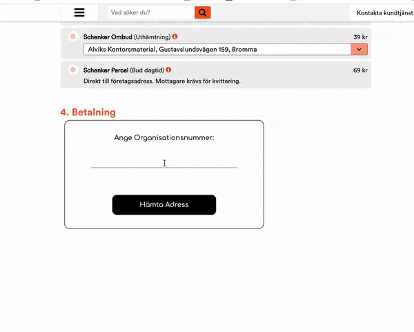 Briqpay checkout