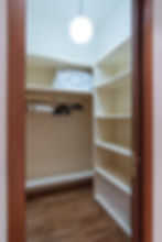 Open closet room