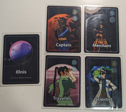 Character Cards and Planet Card