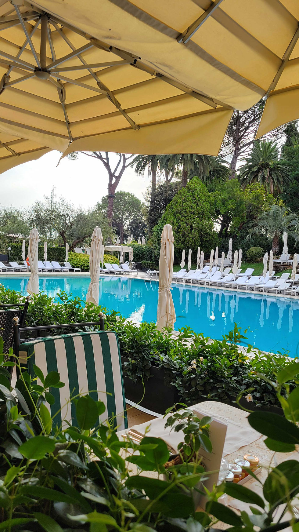 View of Pool at Rome Cavalieri Hotel