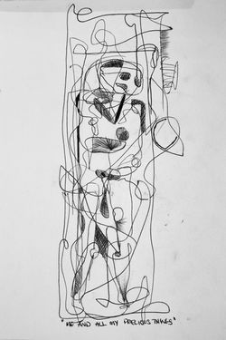 Continual-line drawing - 7