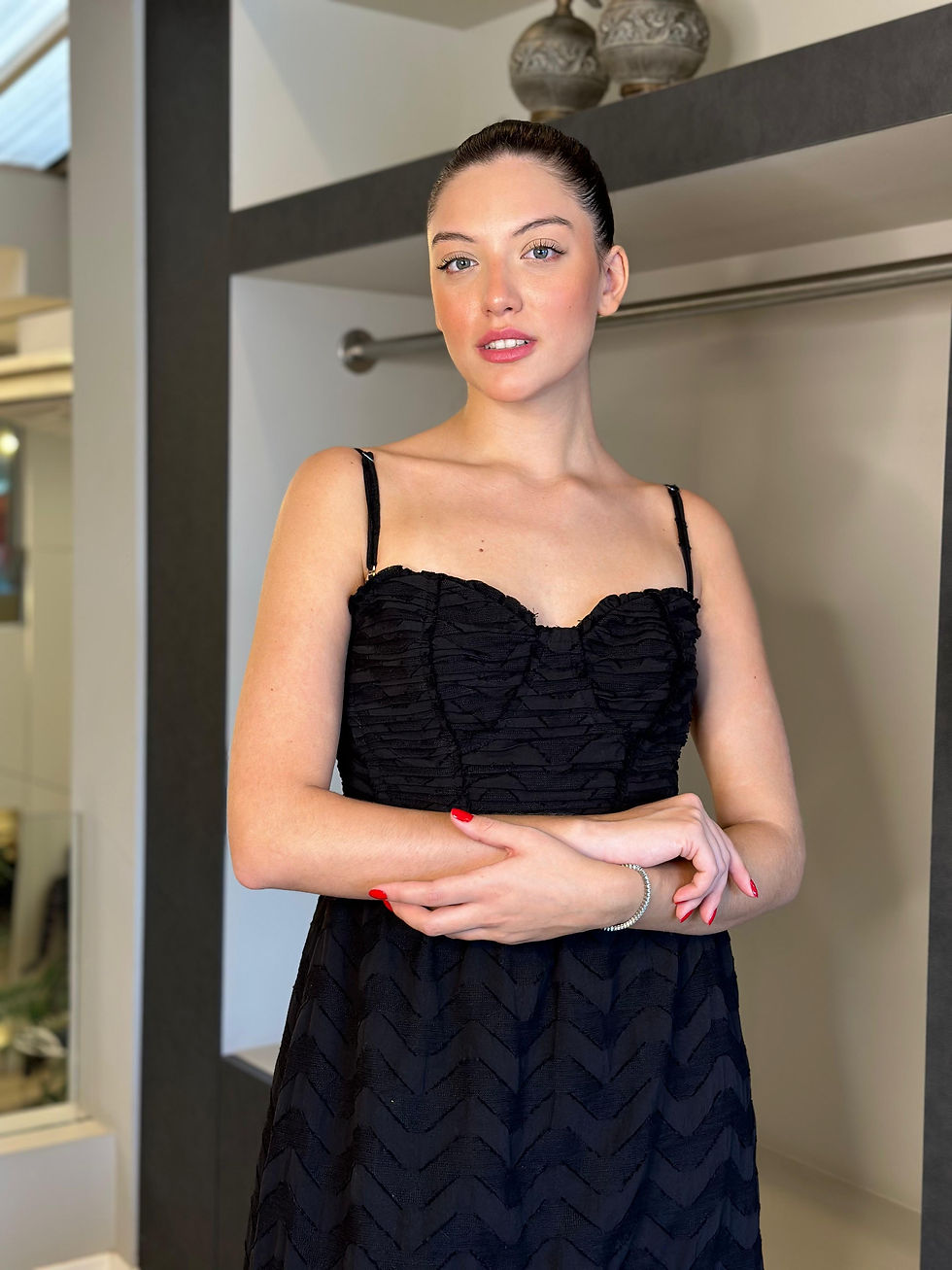 Miniatura: VESTIDO MIDI EM DEVORÊ