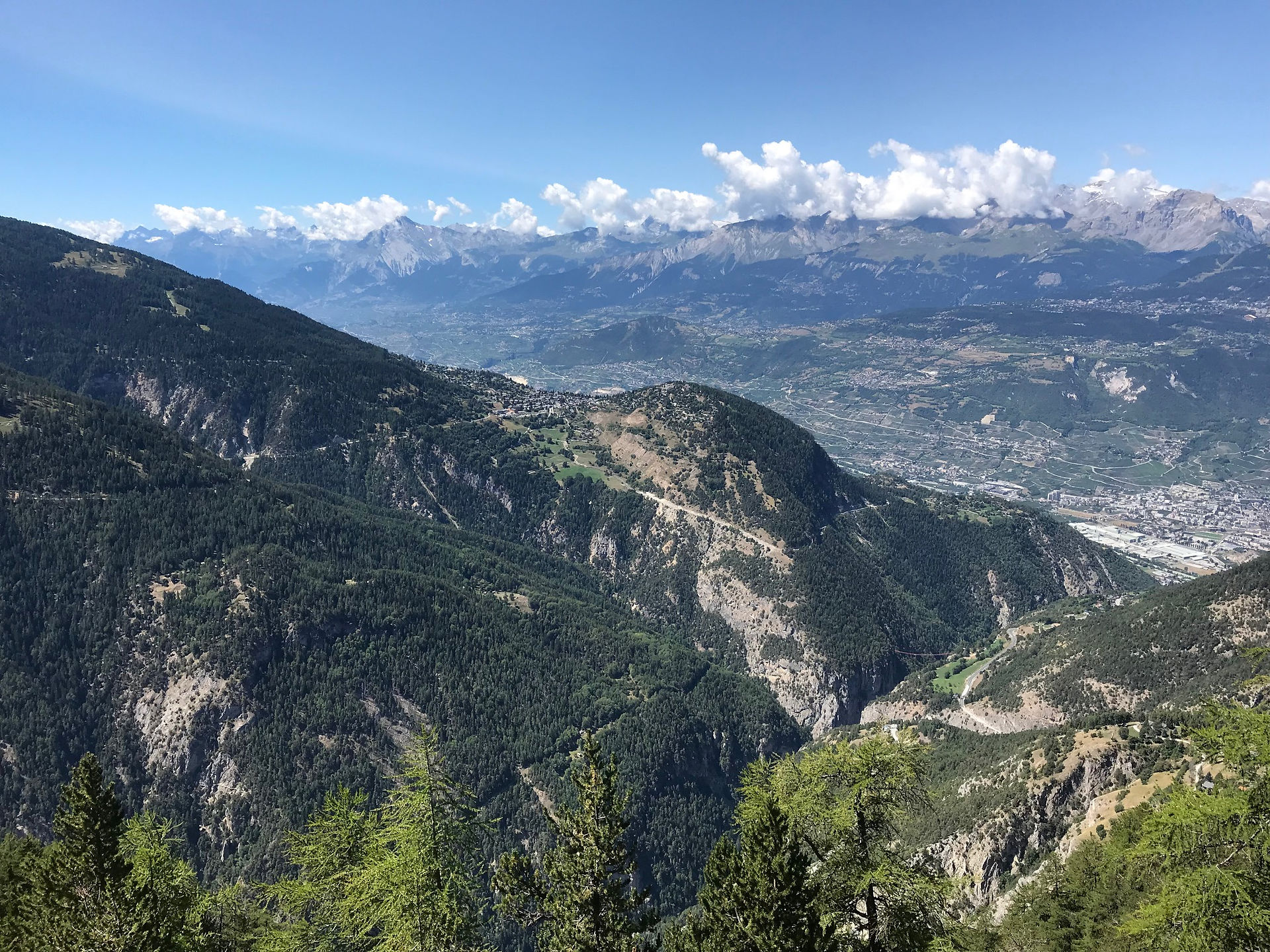you can see Sierre on the right