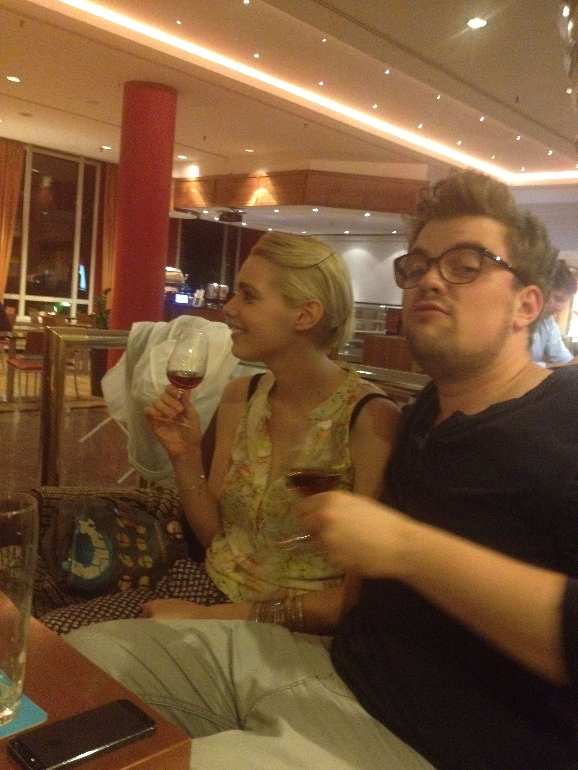enjoying our rum : )!