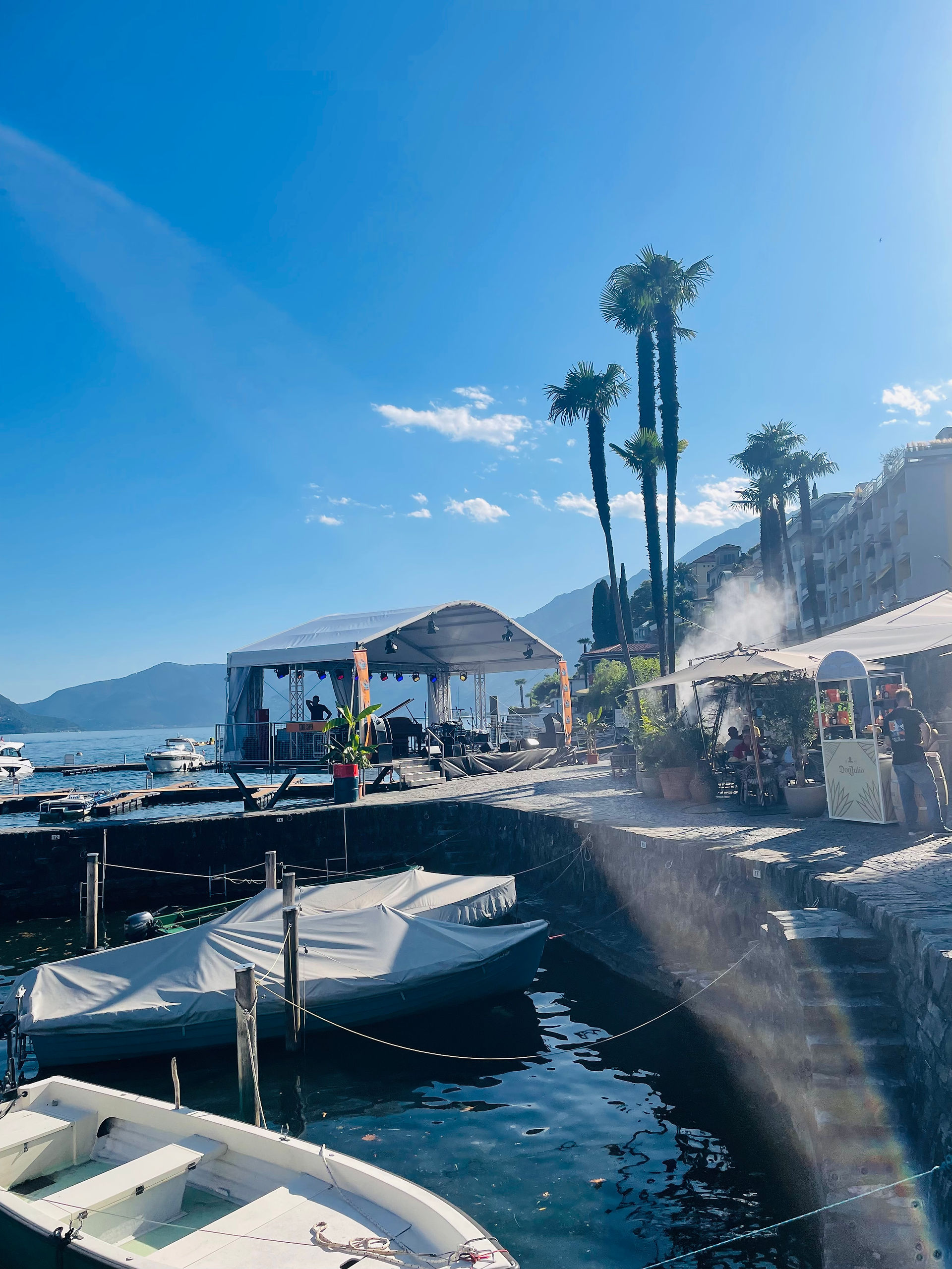 dancing on the misty island Brissago 